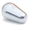 Silver/Chrome Guitar pickup switch tip knob