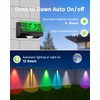 Solar Fence Lights Outdoor Waterproof High Brightness LED Spot Lens