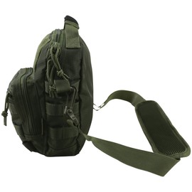 Kombat UK Unisex Hex-Stop Explorer Shoulder Bag, Olive Green, One Size