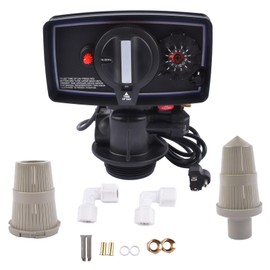 110V 5600 Water Softener 12 Day Control Timer Valve for Water Filter Softener Resin Tanks 9''-11' Diameter Timed Water Softener Control Valve