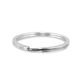 WICKED Scuba 316 Stainless Steel 1.5mm x 35mm Split Ring, Highly Polished Jewelry Grade - 6 Pack
