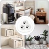 uadbau Appliance Slider, 8 Pack Self Adhesive Mini Caster Wheels,