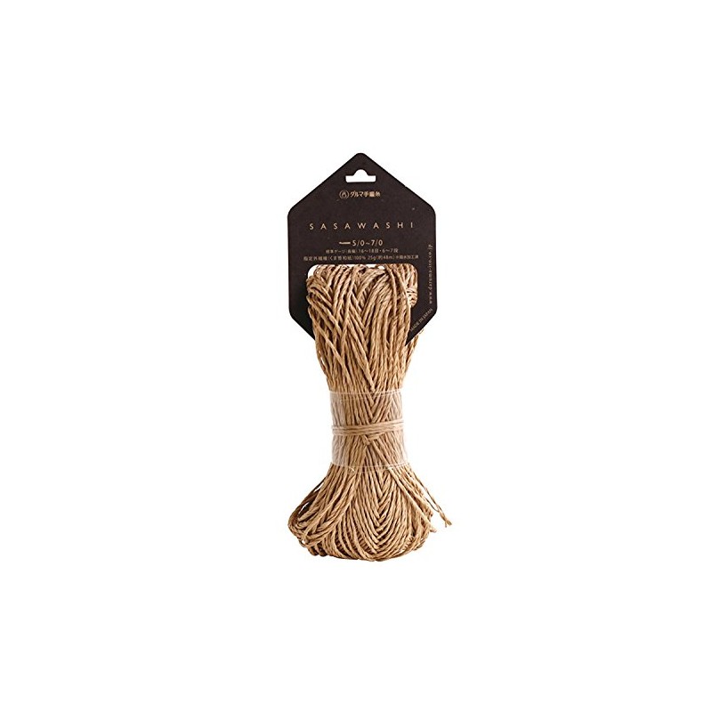 Yokota 01-4110 DARUMA SASAWASHI Wool Yarn, Medium Thick, Col.2, Brown,