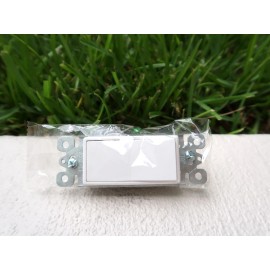 Unbranded 4 Sets 3-Way Light Switch Rocker  15AMP 120V, Decorator On/Off Single Pole White