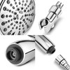 Couradric Handheld Shower Head, 6" Chrome Face 6 Spray Setting