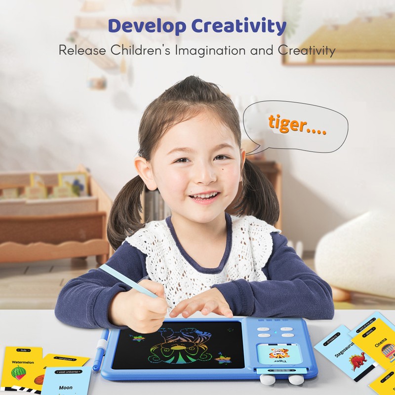 Talking Flash Cards Writing Tablet 2 in 1 Educational Child