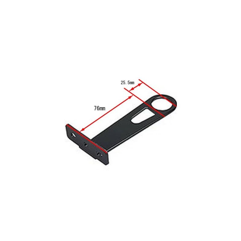 Shikishima Bicycle Basket Mounting Bracket, Long, BK