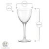 Bormioli Rocco Novecento Stemware Nick & Nora Glass, Set of