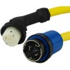 Conntek 1.5-Feet 50A 125/250V RV/Marine Right Angle Locking Adapter