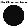 Car Dashboard 80mm Adhesive Mounting Disk - Removable TPU Circular