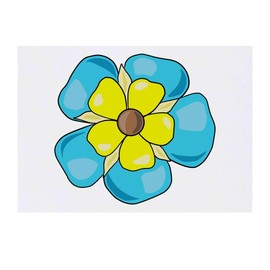 'Forget-Me-Not' Temporary Tattoo - Water Resistant, Skin-Safe, Non-Toxic Transfer (TO00058289)