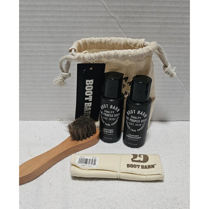 The Boot Barn Leather Care Kit 5 pc set