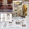 MiniCity DIY Book Nook Kit for Adults, 3D Wooden Puzzle