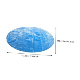 Gatuida 1PC Swimming Pool Solar Cover Heat Insulation for Round Inflatable Pools Diameter Durable Thermal Protection Easy to Install