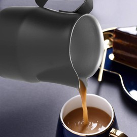 Milk Frother Cup, 500ml/17.5oz Stainless Steel Frothing Pitcher Latte Art Espresso Cream Cup Coffee Pitcher Jug Latte Art for Home Commercial Use