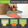 Ourokhome Mandolin Slicer for Kitchen Food, Hand Safe Vegetable Shredder