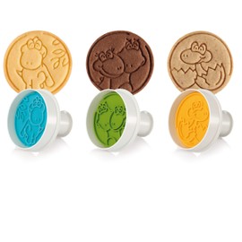 Tescoma 630859 Delicia Cookie Cutter with Dinosaur Stamp Plastic
