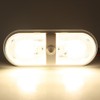 RV Ceiling Light LED Fixture Double Dome 4500K Camp Trailer