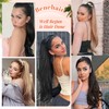 Benehair Real Hair Ponytail Extension, 100% Real Hair Braid Extensions,