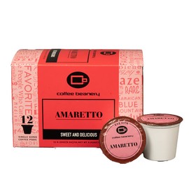 Amaretto Coffee Pods by Coffee Beanery | 12ct Medium Roast Arbica Coffee