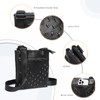 Miss Lulu Women’s Crossbody Bag, Skull Black Causal Phone Bag