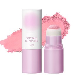 Soft Face Blush Stick, Matte Natural Long Lasting Blush for a Flawless Finish, Creamy Blendable Formula for All Skin Types, Everyday Wear Professional Quality Makeup