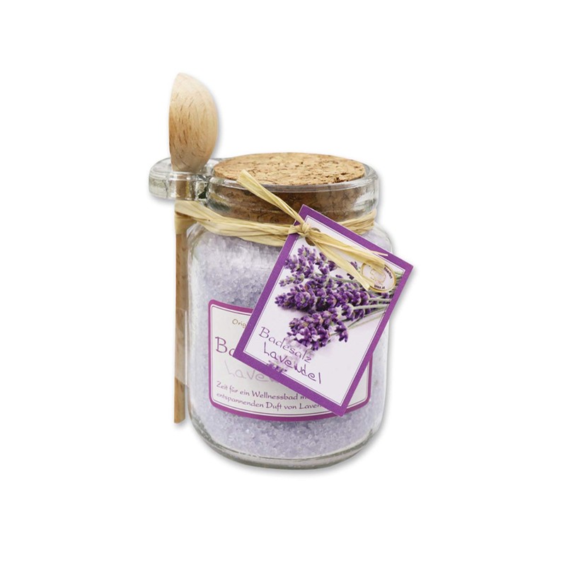 Florex Bath Salts Lavender 300g Jar with Spoon