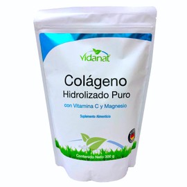 Colágeno Hidrolizado Puro con Vitamina C y Magnesio 300 grs