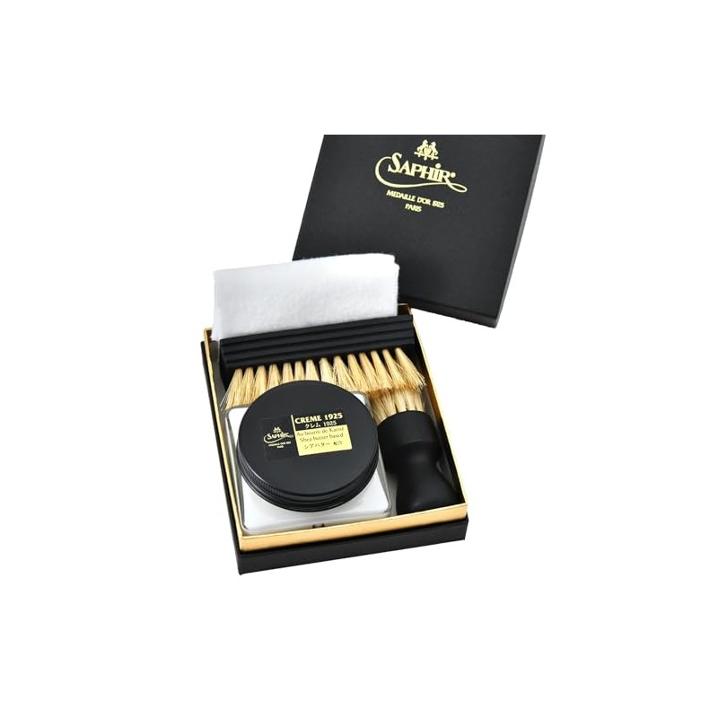 Safir Shoe Polishing Set, Creme 1925 Set, Trial Kit, Shoe
