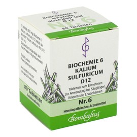 Biochemie 6 Potassium Sulfuricum D 12 Tablets