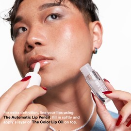 3INA MAKEUP - The Color Lip Oil 100 - Crystal clear Lip Gloss with 24h Hydration & Hyaluronic Acid - Lipstick & Lip Balm