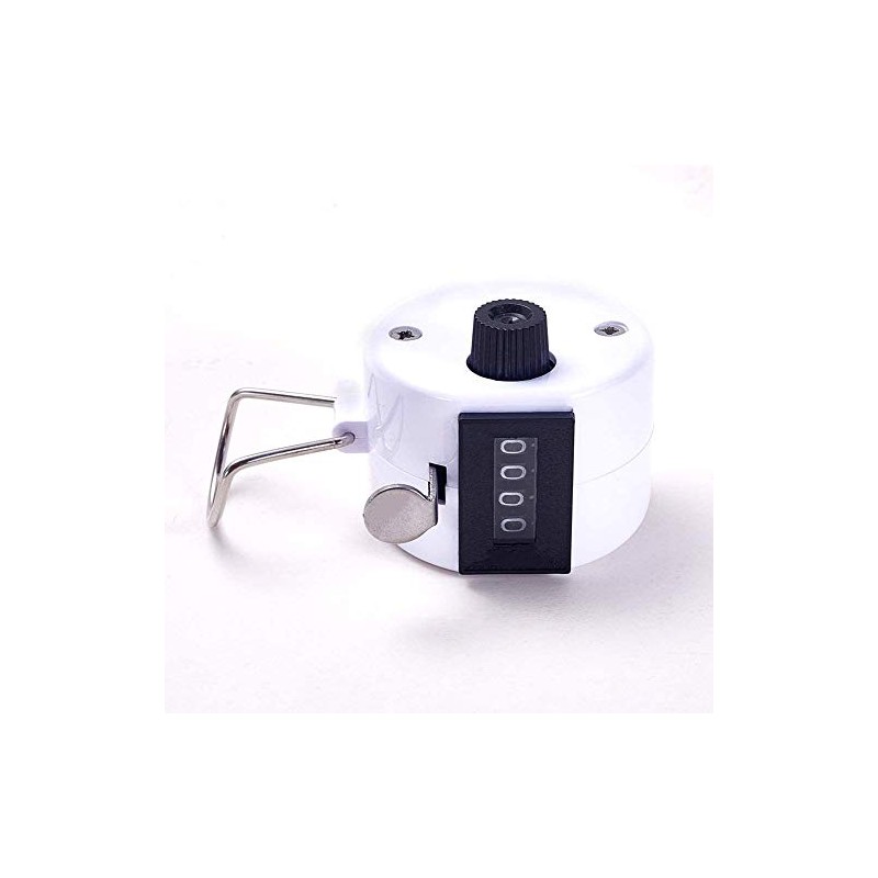 Hand Tally Counter 4 Digit Number Dual Clicker Golf Handy