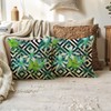 ULOVE LOVE YOURSELF 2Pack Tropical Leaves Throw Pillow Cover with