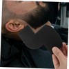 minkissy 2pcs Professional Beard Styling Template Barber Cards Measurement Marks