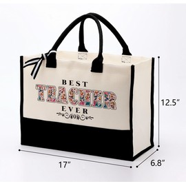 Gkwa Cotton Canvas Tote Bag for Women, Canvas Tote Bag for Gifting