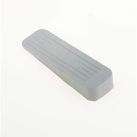 Premium Duty Non-Slip Rubber Door Wedge Stopper Blocker Hold Open Hold Shut Extra Security Grey Pack of 1 (1)