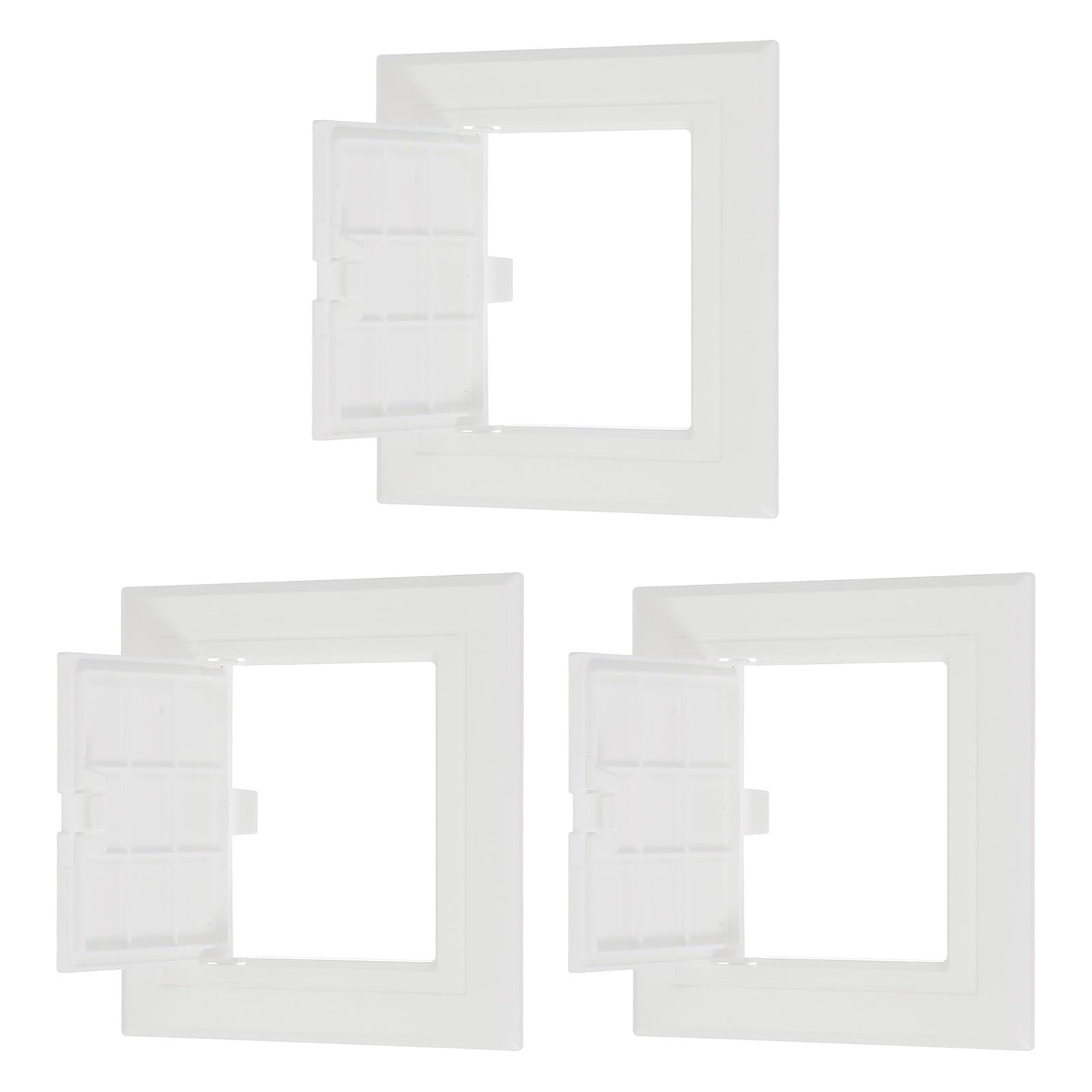 PATIKIL 100x100mm Access Panel, 3Pcs ABS Plastic Panels for Inspection ...