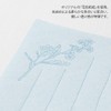Midori 89576006 Single Pencil Notebook with Envelope, Flower Colored Washi,