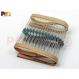 POPESQ® #A2427 Pack of 100 x Resistor 8 K2 (8.2 KOhm) 0.6 W (Can also be used as 0.25 W or 0.5 W) Metal Film (1%)