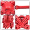 waltyotur 2 Pack 1.5 lb Red Marine Kayak Folding Grapnel