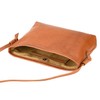[ANON] Anon SL-G-1729 Goat Leather Horizontal Shoulder Bag (Women's, Cross-body