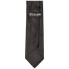 STACY ADAMS mens Solid Woven Formal Stripe tie sets, Black,