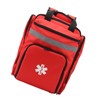 Red Firefighter Bag Large Capacity First Responder Bag Durable Emergency