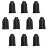 GWYAN 10 Pcs Black Caster Rod Insert Sleeve Insert Plastic
