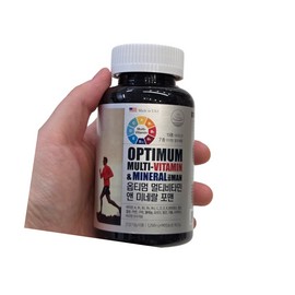 Optimum Multivitamin & Mineral for Men ABOTL Optimum Multivitamin & Mineral for Men 90 Capsules 1 Box / 어바틀 옵티멈 멀티비타민 ＆ 미네랄 포맨 90캡슐 1박스