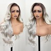 Pre Layered Body Wave Synthetic lace front wig 13×6 HD