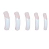 Long Curved Press on Nails XL False Nails White French