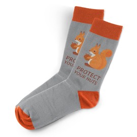 Sillies Socks Squirrel Socks - Novelty Unisex Sock Set, Fun Unique Designs