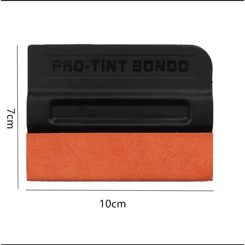 TINT BONDO 2 PCS Pro-Tint Bondo Suede Felt Squeegee for