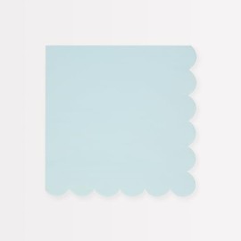 Meri Meri Summer Sky Blue Large Napkins (Pack of 16)